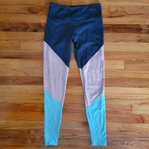 Onzie Color Block Pastels Athleisure Yoga Leggings Women’s